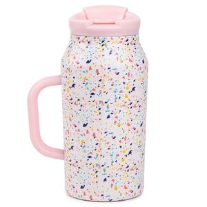 Tal 40 Oz Pink Confetti Water Basin Ranger Bottle - leak proof